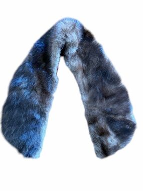 Genuine Fur Brown Collar Vintage Pin-on